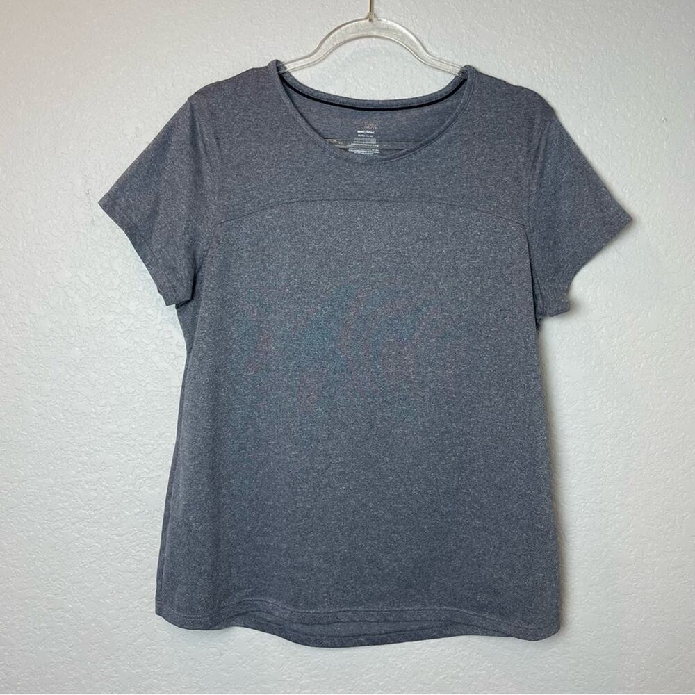 DANSKIN NOW Dark Heather Gray with Cutout in Back Size XL